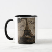Eiffelturm, Paris Frankreich Kunst-Tasse Tasse (Links)