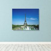 Eiffelturm, Paris, Frankreich Leinwanddruck (Insitu (Holzboden))