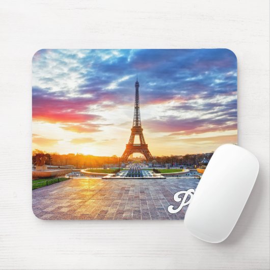 Eiffelturm, Paris, Frankreich Mousepad (Mit Mouse)