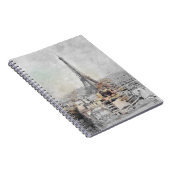 Eiffelturm. Paris, Frankreich Notizblock (Rechte Seite)