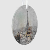 Eiffelturm. Paris, Frankreich Ornament (Vorderseite)
