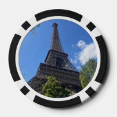 Eiffelturm, Paris, Frankreich Pokerchips (Rückseite)