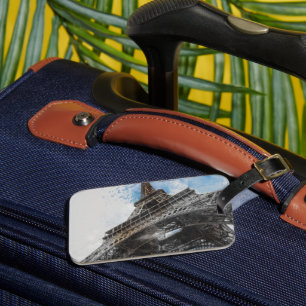 Eiffelturm, Paris, Frankreich Postcard Gepäckanhänger