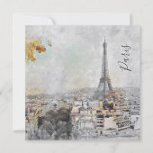 Eiffelturm. Paris, Frankreich Postcard Karte (Vorderseite)