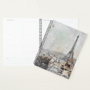 Eiffelturm. Paris, Frankreich Postcard Planer
