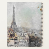 Eiffelturm. Paris, Frankreich Postcard Planer (Rückseite)