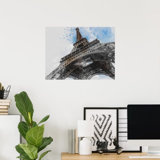Eiffelturm, Paris, Frankreich Postcard Poster (Heimbüro)