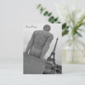 Eiffelturm, Paris Frankreich Postcard Postkarte (Stehend Vorderseite)