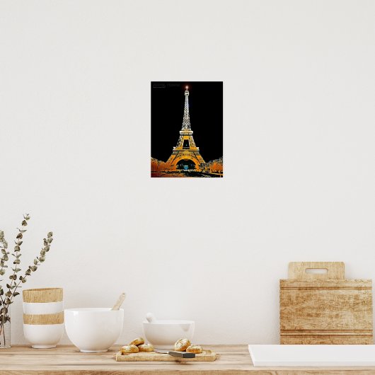 Eiffelturm, Paris, Frankreich Poster (Küche)