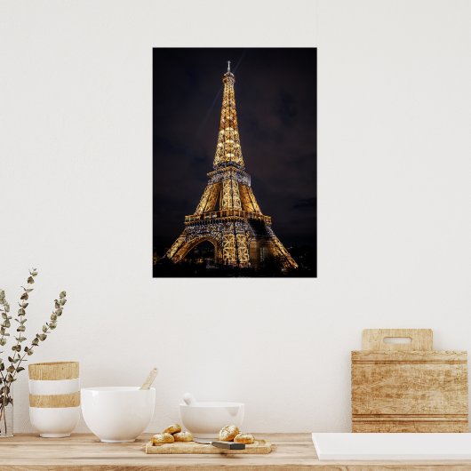Eiffelturm, Paris, Frankreich Poster (Küche)