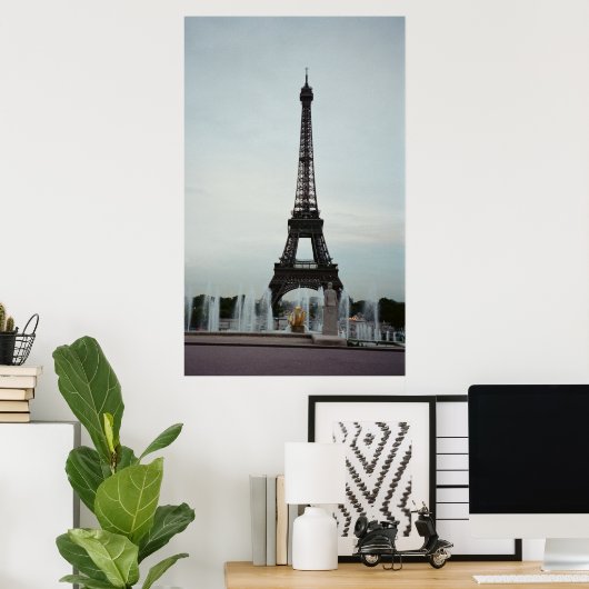 Eiffelturm - Paris, Frankreich Poster (Heimbüro)