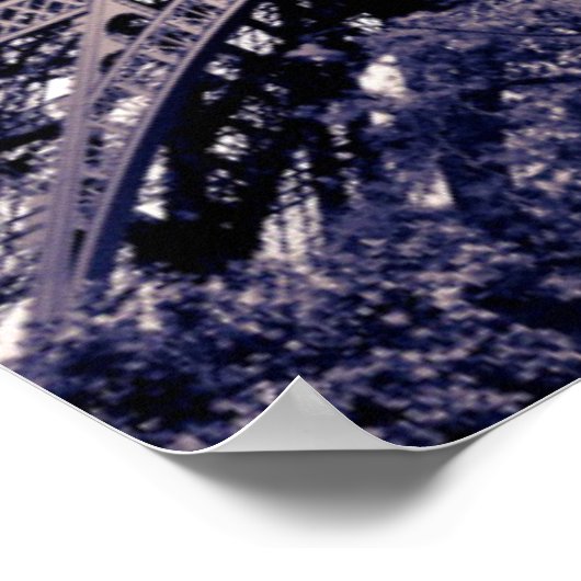 Eiffelturm, Paris, Frankreich Poster (Ecke)