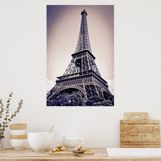 Eiffelturm, Paris, Frankreich Poster (Küche)