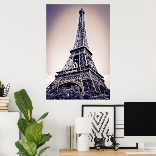Eiffelturm, Paris, Frankreich Poster (Heimbüro)