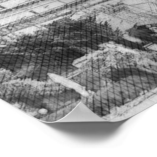 Eiffelturm. Paris, Frankreich Poster (Ecke)