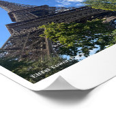 Eiffelturm, Paris, Frankreich Poster (Ecke)