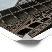 Eiffelturm, Paris, Frankreich Poster (Ecke)