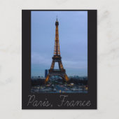 Eiffelturm, Paris Frankreich Postkarte (Vorderseite)