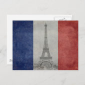 Eiffelturm, Paris Frankreich Postkarte (Vorne/Hinten)