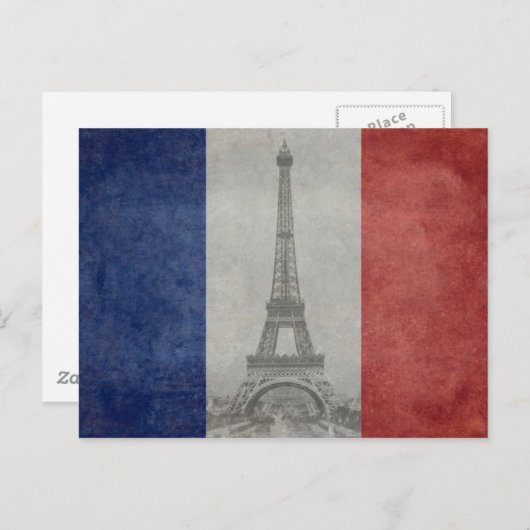 Eiffelturm, Paris Frankreich Postkarte (Vorne/Hinten)