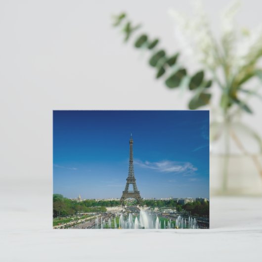 Eiffelturm, Paris, Frankreich Postkarte (Stehend Vorderseite)