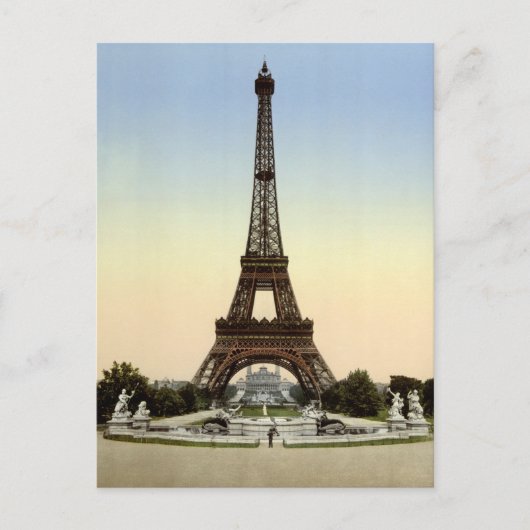 Eiffelturm, Paris, Frankreich Postkarte (Vorderseite)