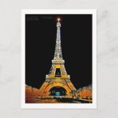 Eiffelturm, Paris, Frankreich Postkarte (Vorderseite)
