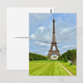 Eiffelturm - Paris Frankreich Postkarte (Vorne/Hinten)