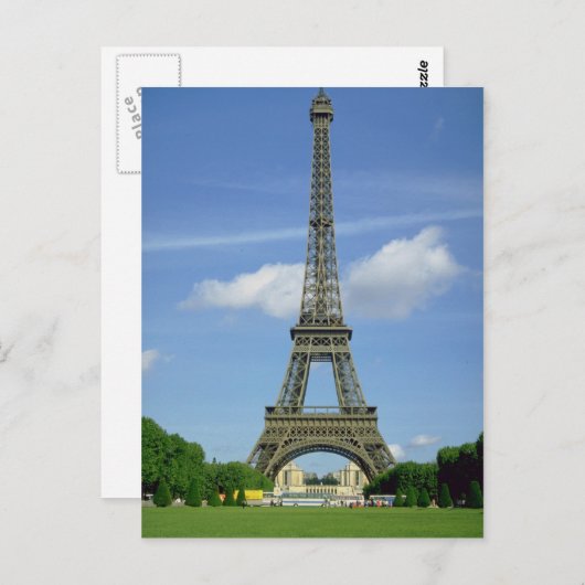 Eiffelturm, Paris, Frankreich Postkarte (Vorne/Hinten)