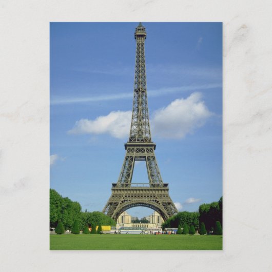Eiffelturm, Paris, Frankreich Postkarte (Vorderseite)