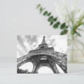 Eiffelturm, Paris Frankreich Postkarte (Stehend Vorderseite)
