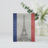 Eiffelturm, Paris Frankreich Postkarte (Stehend Vorderseite)