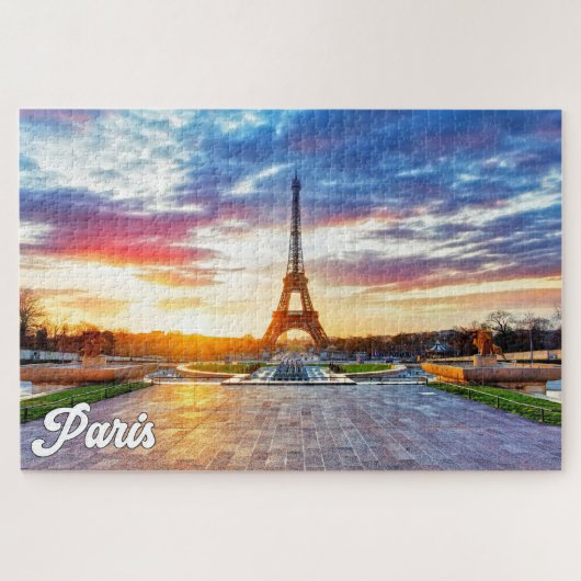 Eiffelturm, Paris, Frankreich Puzzle (Horizontal)