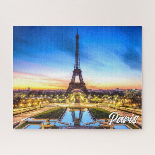 Eiffelturm - Paris, Frankreich Puzzle (Horizontal)