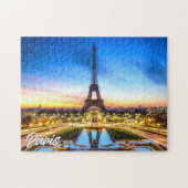 Eiffelturm - Paris, Frankreich Puzzle (Horizontal)