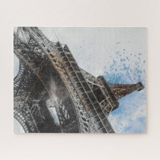 Eiffelturm, Paris, Frankreich Puzzle (Horizontal)
