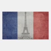 Eiffelturm, Paris Frankreich Rechteckiger Aufkleber (Vorderseite)