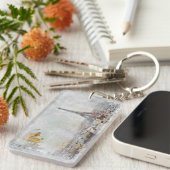 Eiffelturm. Paris, Frankreich Schlüsselanhänger (Vorderseite rechts)