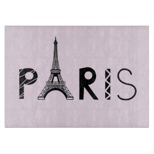 Eiffelturm Paris, Frankreich   Schneidebrett