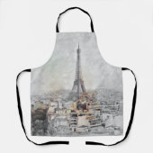 Eiffelturm. Paris, Frankreich Schürze (Vorderseite)
