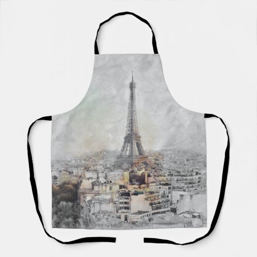 Eiffelturm. Paris, Frankreich Schürze (Vorderseite)