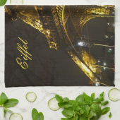 Eiffelturm. Paris. Frankreich. Schürze Geschirrtuch (Gefaltet)