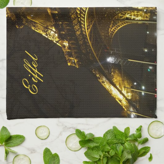 Eiffelturm. Paris. Frankreich. Schürze Geschirrtuch (Gefaltet)