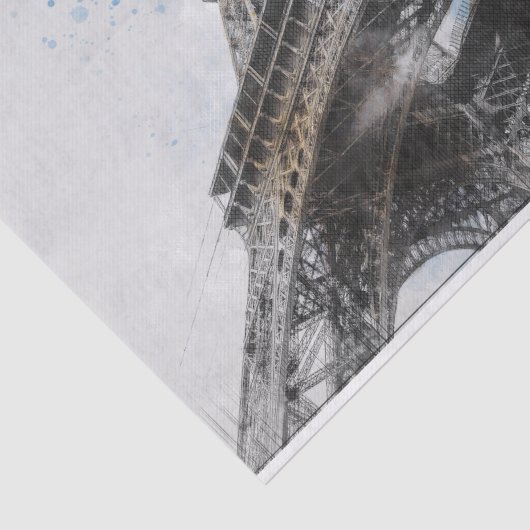 Eiffelturm, Paris, Frankreich Seidenpapier (Ausschnitt)