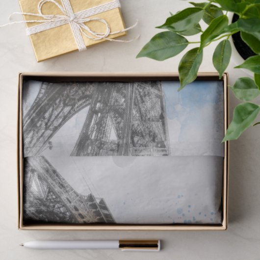 Eiffelturm, Paris, Frankreich Seidenpapier (Geschenk)