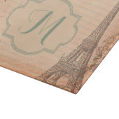 Eiffelturm Paris Frankreich Shab Schneidebrett (Ecke)