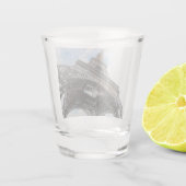 Eiffelturm Paris Frankreich Shot Glass - Vintag Schnapsglas (Rückseite)