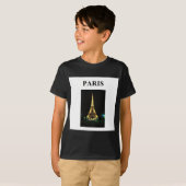 Eiffelturm Paris Frankreich T-Shirt (Vorne ganz)