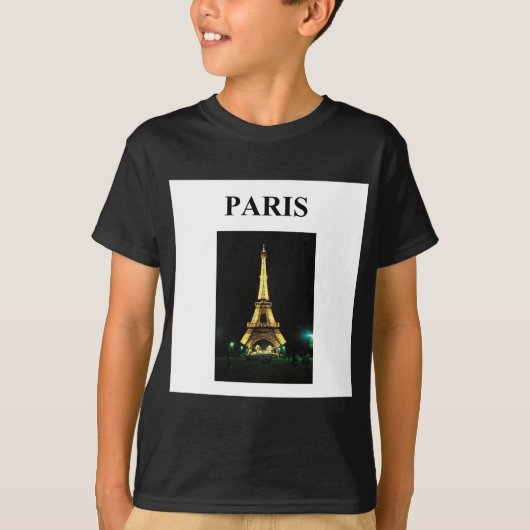 Eiffelturm Paris Frankreich T-Shirt (Vorderseite)