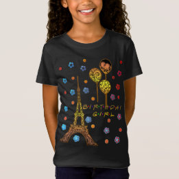 Eiffelturm Paris Geburtstagsgeschenke für Mädchen T-Shirt